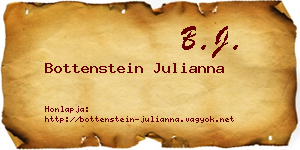 Bottenstein Julianna névjegykártya